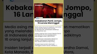 Media Asing Soroti Kebakaran di Manado yang Tewaskan 16 Lansia: Api Menjalar saat Para Korban Tidur