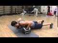 Single Arm DB Renegard Row w:Pushup Personal Trainer Mike Kneuer