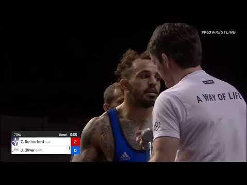 70 Kg Round 3 - Zain Retherford, Nittany Lion WC  -  TMWC Vs Jordan Oliver, Sunkist Kids WC