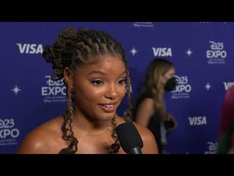 Halle Bailey - "The Little Mermaid" at D23