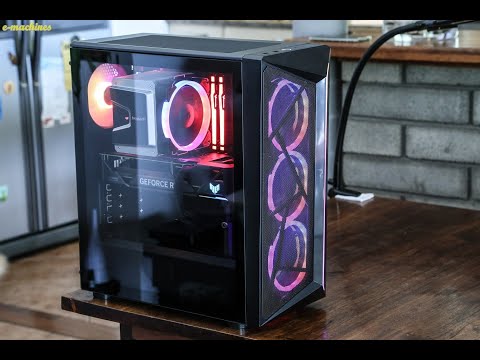 Tour Cooler Master CMP 510 ARGB I5 13600KF RTX 4070Ti ASUS TUF OC