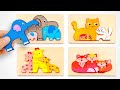 Match The Animal Parents With Their Babies Learn Animal Names Preschool Toddler Learning Video