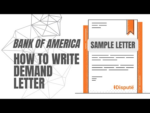 Bank of America: How to Write Demand Letter Like a Pro - Dispute Account Via Certified Mail