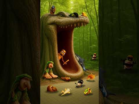 Magic forest Chicken Banana #brainrot #anomaly #shorts