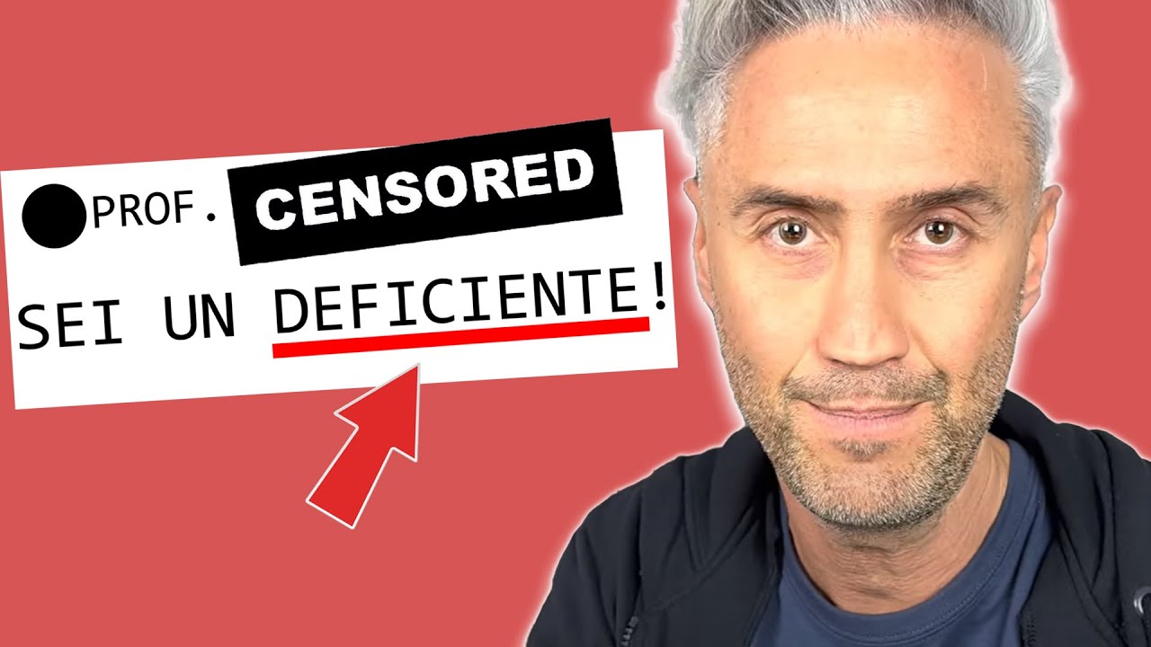 VI LEGGO GLI INSULTI che alcuni colleghi docenti (educatori ?) mi dedicano #ilvideodelvenerdì