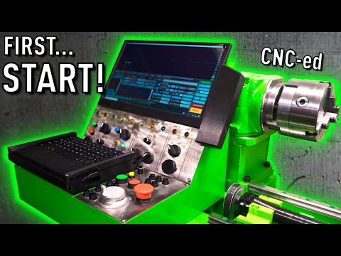 First Real Start! - DIY CNC Metal Lathe Build #15