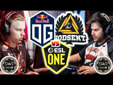 OG vs GODSENT Highlights | ESL One Rio Closed Qualifier EU * Dust2