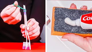 10 Unbelievably Useful Hacks With Toothpaste & Toothbrushes!