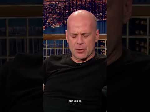 Bruce Willis Is A Real Life Tough Guy 😎 #bruce #brucewillis #latenight #funnymoments