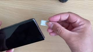 How to insert 2 SIM CARDS SAMSUNG S10