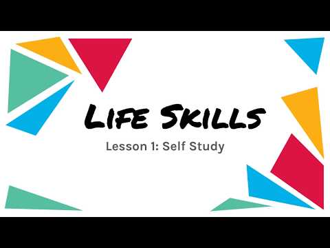 Life Skills Lesson 1: Self Study - English