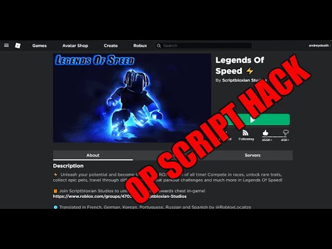 Legends Of Speed Op Hack Script Easy Level Auto Rebirth And Tons O - how to get trails in legends of speed roblox
