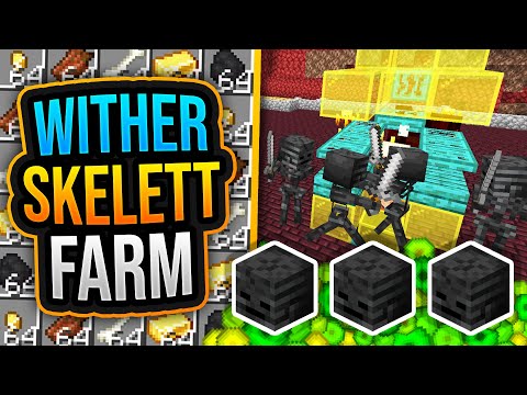 WITHERSKELETT FARM (+ XP & GOLD) TUTORIAL ✨Minecraft 1.21 ✨ ErikOnHisPeriod