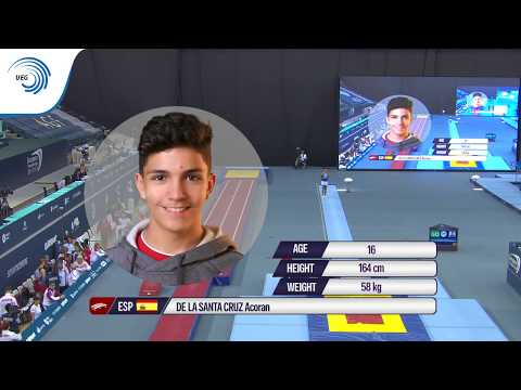 Acoran DE LA SANTA CRUZ (ESP) - 2018 Double Mini-Trampoline Europeans, junior final