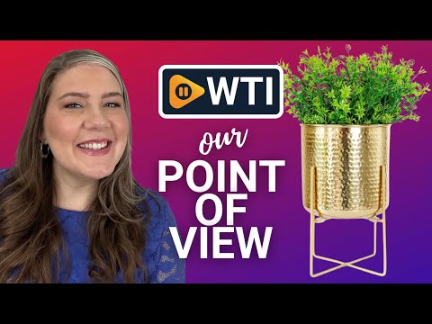 Hammered Metal Indoor Planter for Table Top and Floor | Living Room Drawing Room Balcony Planter | Office Desk Decoration Ideas for Small Plants Golden Large-1 Peice - WTI product video review