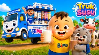 Download lagu Ayo Minum Susu!🥛🤤| Roda Roda Truk Susu Berputar🍼🛻 - Lagu Anak Terbaru | Animasi Lagu Truk Anak Lucu🚚 mp3