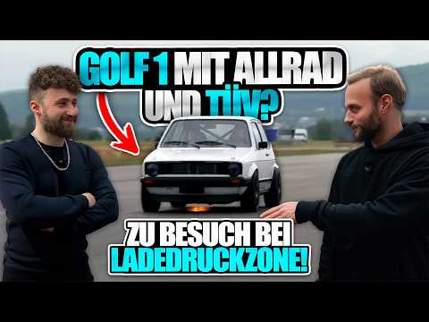 Golf 1 Allrad mit TÜV! | Zu besuch bei @ladedruckzone !