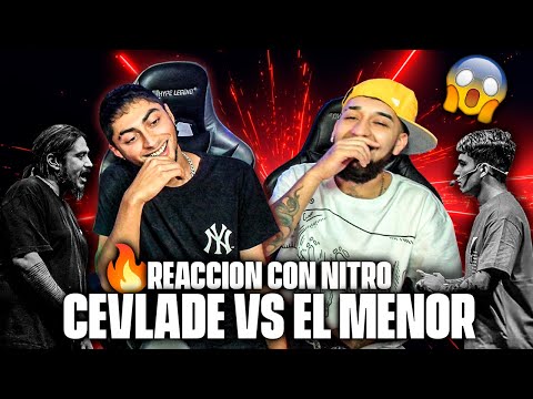 REACCIONANDO CON NITRO 🇨🇱 | EL MENOR VS CEVLADÉ #barrabase