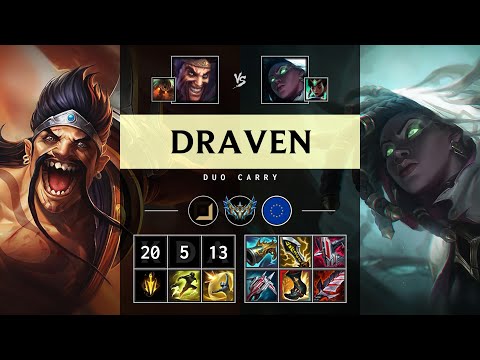 Draven ADC vs Senna - EUW Challenger Patch 25.16