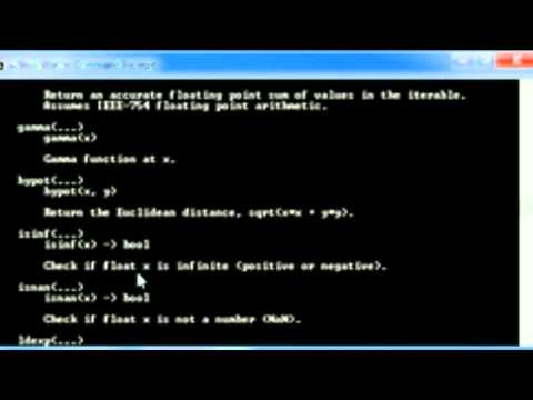 Python Tutorial How To Use Pydoc