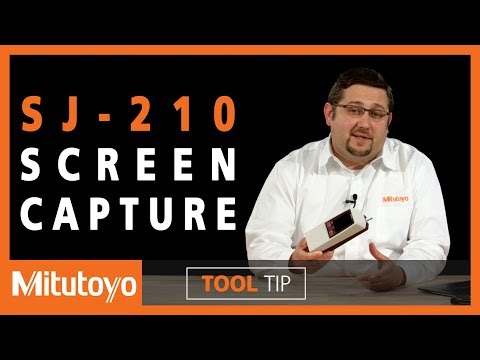 Mitutoyo SJ-210 Surface Roughness Measurement Screen Capture