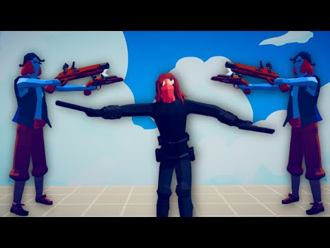 BLACK WIDOW (MARVEL) VS EVERY UNIT IN TABS | Totally Accurate Battle Simulator