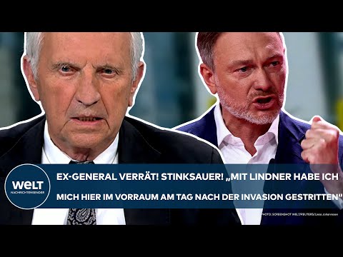 EX-GENERAL VERRÄT: "Mit Lindner habe ich mich hier im Vorraum am Tag nach der Invasion gestritten!"