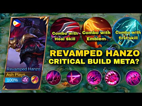 22 KILLS!! 😱 NEW HANZO REVAMPED CRITICAL BUILD META!!! (2 hits only 😱)