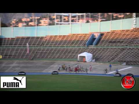 Yohan Blake beaten by Weir at Camperdown Classic.