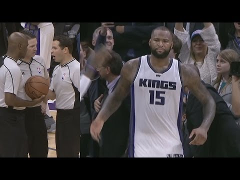 DeMarcus Cousins Drops 55 Pts! Gets Ejected! Angry Interview!