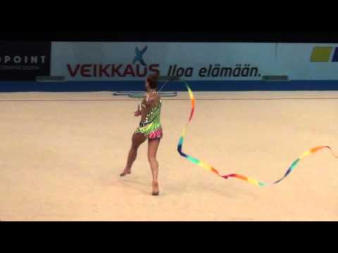 Patricia Bezzoubenko CAN ribbon World Cup 2016