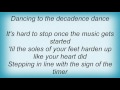 Extreme Decadence Dance Lyrics