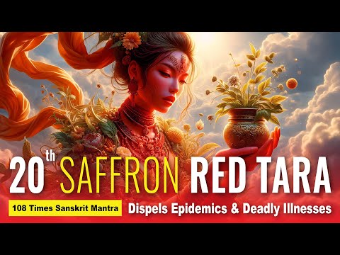 20th Saffron Red Tara 108 Times Sanskrit Mantra Dispels Epidemics and Disease