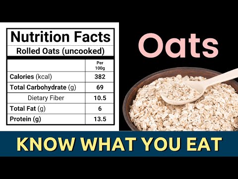 Oats - Carb, Fat, Protein, Fiber. Nutrition facts of Rolled Oats, Steel Cut Oats, Oat Bran