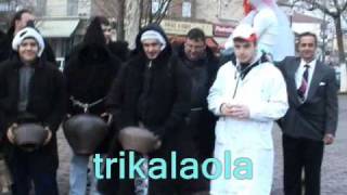 preview picture of video 'Τρίκαλα Φήκη έθιμο Καρκατζάλια Θεοφάνεια 6-1-2010.wmv'