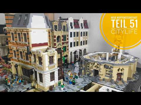 Neue Noppensteinstadt - Teil 51 Citylife Kirchplatz // #blueBrixx #lego #moc