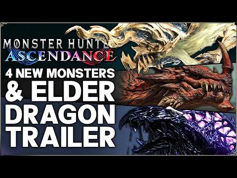 Monster Hunter Wilds Ascendance - NEW SNAKE ELDER DRAGON, 4 NEW MONSTERS CONFIRMED & More - Trailer!