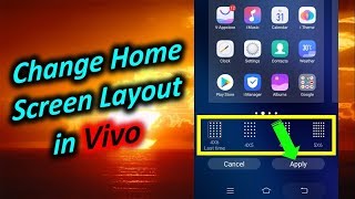 How to Change Home Screen Apps Layout in Vivo