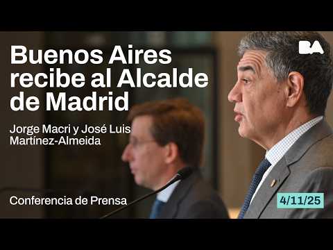 Jorge Macri recibe al Alcalde de Madrid, José Luis Martínez-Almeida | Información oficial GCBA