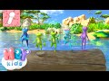 Five Little Speckled Frogs KARAOKE Animal Song For Kids Hey Kids Nursery Rhymes