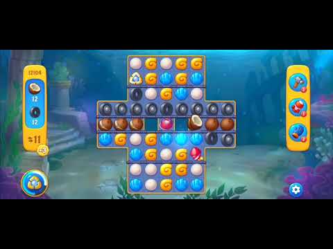 Fishdom Easy Level 12104 (with full seashell) @choraelmin