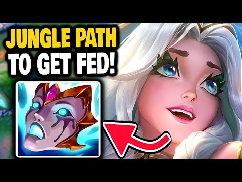Jungle PATHING explained so well YOU'll have to TELL you FRIEND on DISCORD, Lillia Jungle Guide