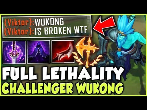 THIS FULL LETHALITY WUKONG BUILD IS INSANE | EUW Unranked to Challenger #3 - League of Legends