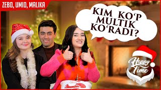 Zebo Raximova, Umid Vinees va LiikaXO nimani talashishdi? 🎅🏻 #HappyTime 2022-yildagi 11-soni