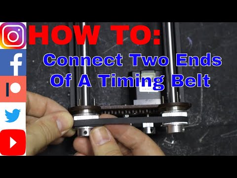 How To Connect Two Ends Of A Timing Belt Together - Super Simple