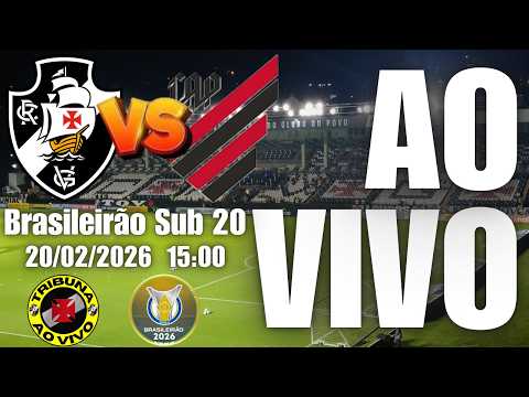 ⚽AO VIVO: VASCO 1 X 2 ATHLETICO-PR | BRASILEIRÃO SUB-20 2026 | 01° RODADA | TRIBUNA VASCAÍNA.
