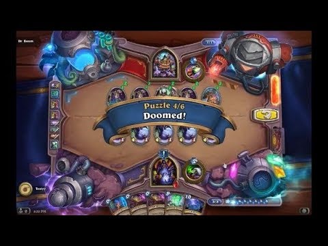 Solution Secret Lab Puzzle Survival: Doomed! - Dr. Boom (4/6), Hearthstone Boomsday