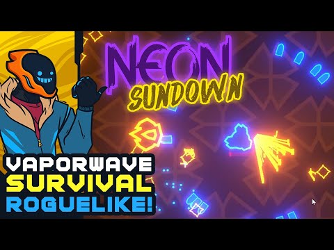 Vaporwave Survival Roguelike! - Neon Sundown [Early Access]