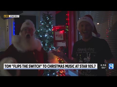 Star 105.7 'flips the switch' to Christmas music