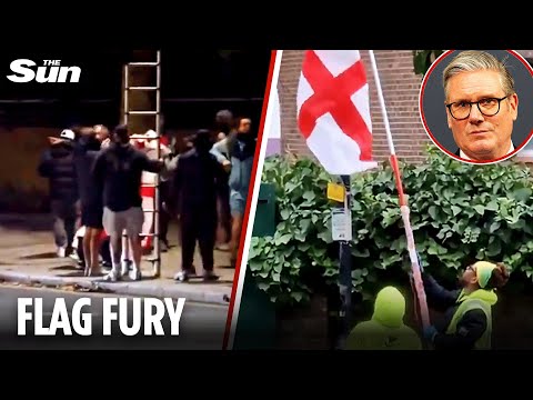 Starmer wades into English flag row after SECOND woke council vows to remove St George’s cross